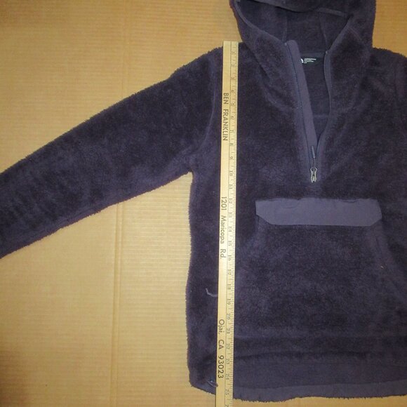 The North Face Purple Sherpa Half-Zip Hoodie Pullover | Size Small - Picture 5 of 15